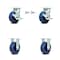 Service Caster 5 Inch Solid Polyurethane Caster Set with 2 Brakes/Swivel Lock 2 Rigid SCC SCC-30CS520-SPUB-TLB-BSL-2-R-2 - alternate 1